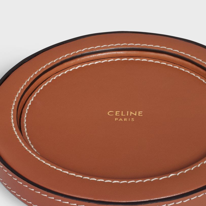 CELINE menn lysestativ i glatt kalveskinn V0PT61521 tilbehør tan