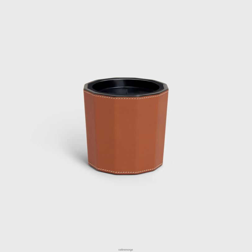 CELINE menn lysetui i glatt kalveskinn V0PT61522 tilbehør tan