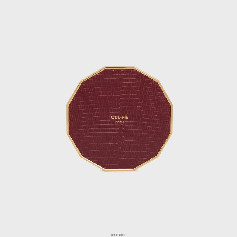 CELINE menn lyslokk i stål & øgle V0PT61553 tilbehør rubin