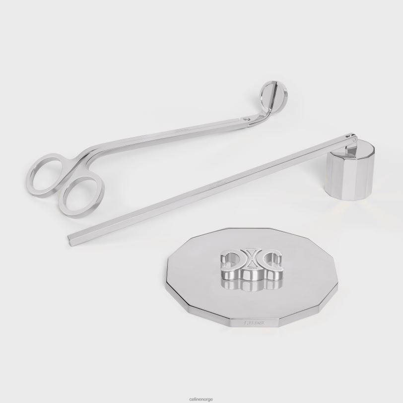 CELINE menn lystilbehør i stål V0PT61507 tilbehør sølv