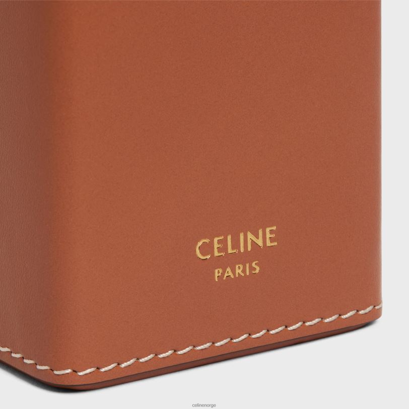CELINE menn parfymeholder 3,4 fl.oz i kalveseng V0PT61461 tilbehør tan