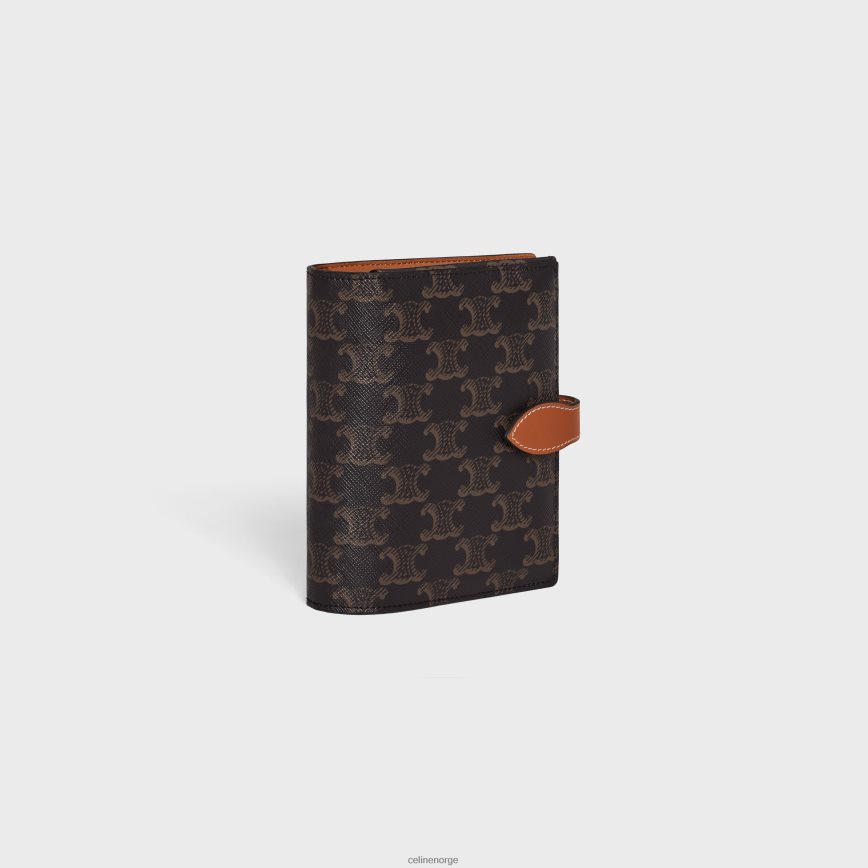 CELINE menn reisesett i triomphe canvas & kalveskinn tan tilbehør TZLR6J1626