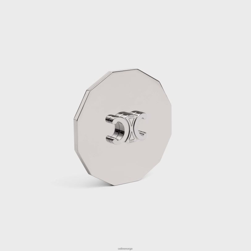 CELINE menn stearinlys triomflokk i stål V0PT61509 tilbehør sølv