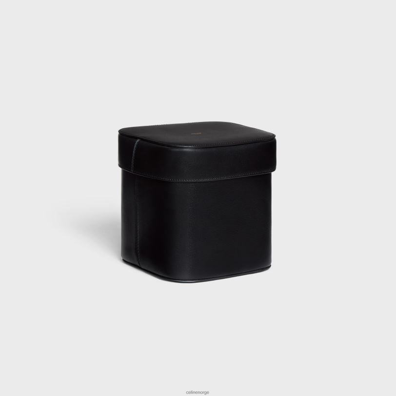 CELINE menn stor boks i skinnende kalveskinn V0PT61528 tilbehør svart