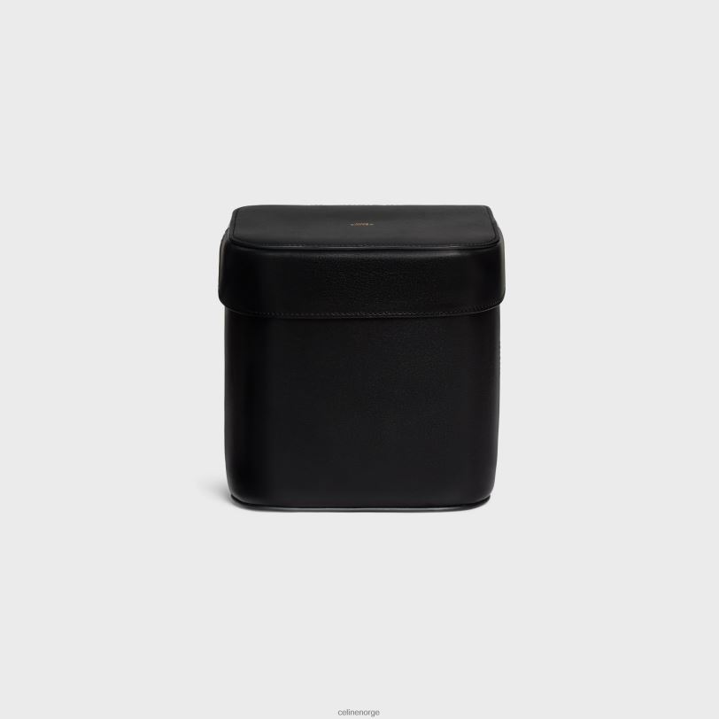 CELINE menn stor boks i skinnende kalveskinn V0PT61528 tilbehør svart