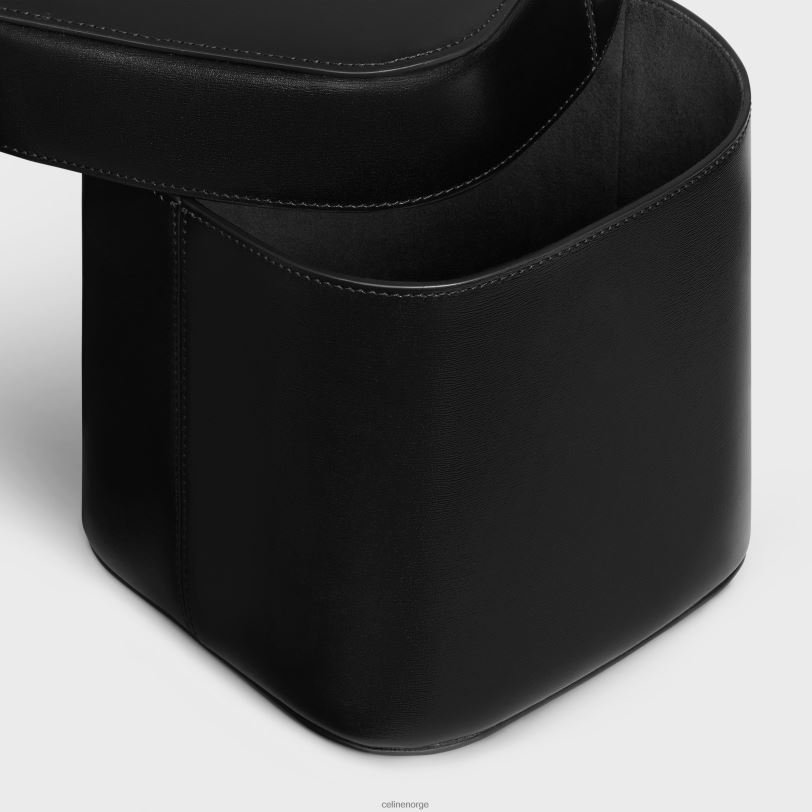 CELINE menn stor boks i skinnende kalveskinn V0PT61528 tilbehør svart