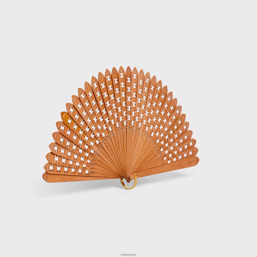 CELINE menn triomfvifte i bambus naturlig tilbehør TZLR6J1694