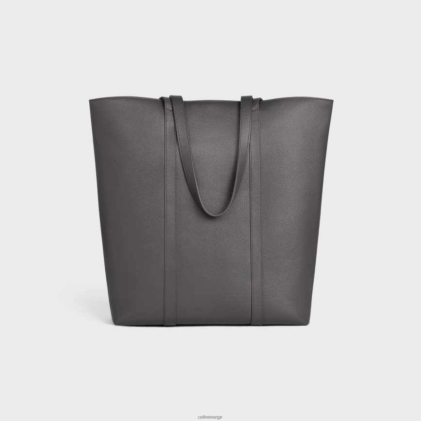 CELINE menn museumsveske i glatt kalveskinn antrasitt tilbehør TZLR6J2109