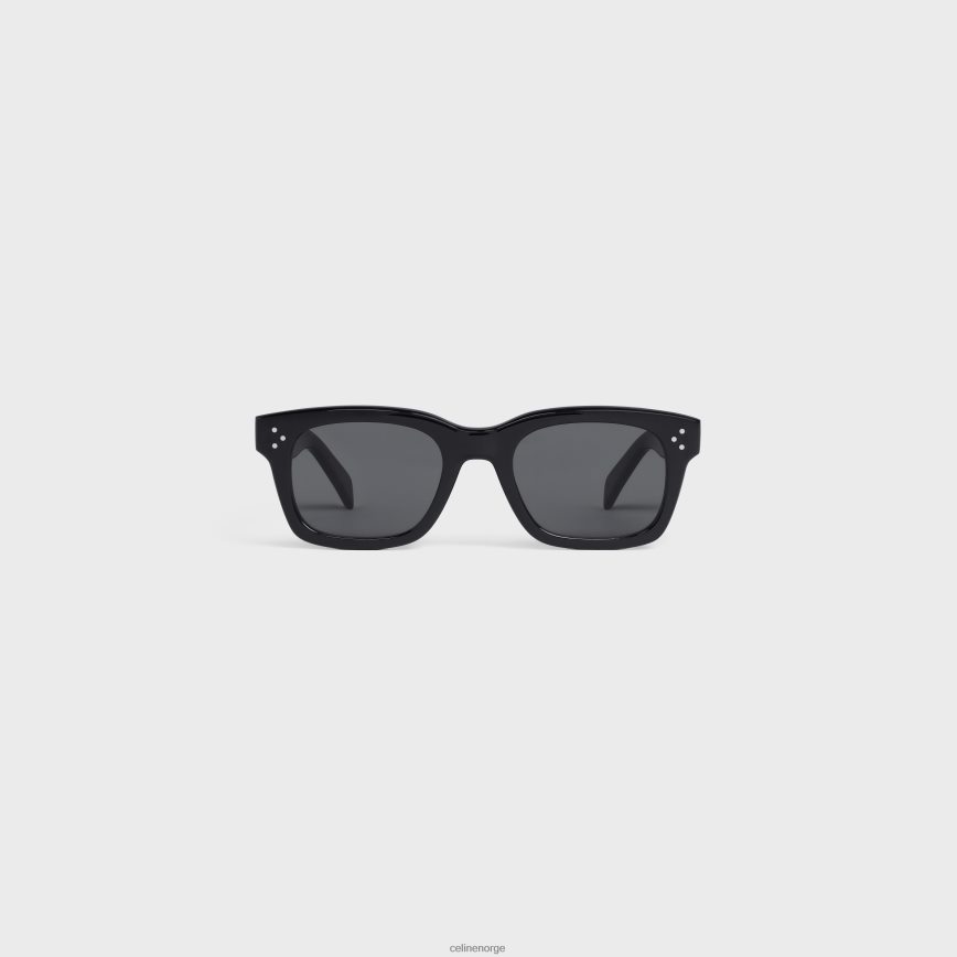 CELINE menn innfatning 41 solbriller i acetat svart tilbehør TZLR6J2221