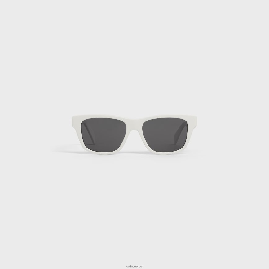 CELINE menn monochroms 05 solbriller i acetat hvit tilbehør TZLR6J2228