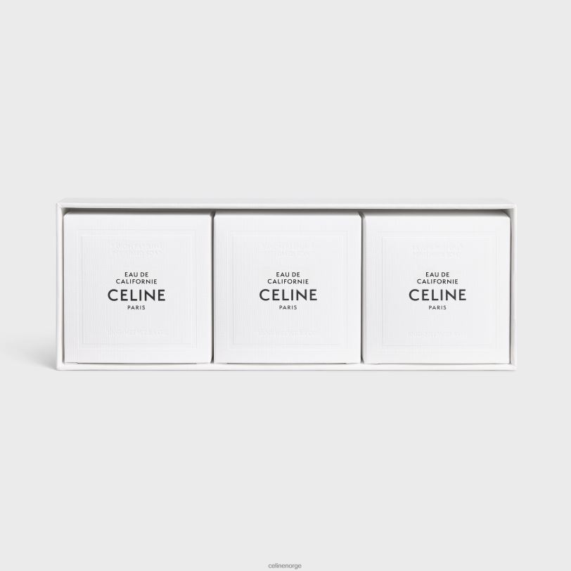 CELINE unisex parfymerte såper seteau de californie 3x100g V0PT61478 tilbehør én farge