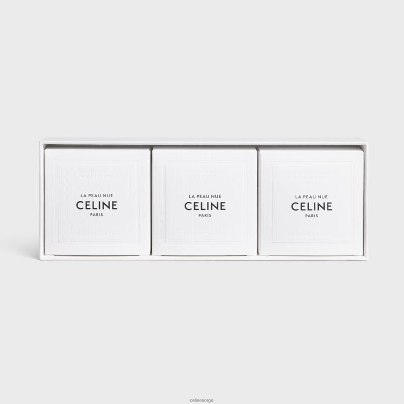 CELINE unisex parfymerte såper setla peau nue 3x100g V0PT61480 tilbehør én farge