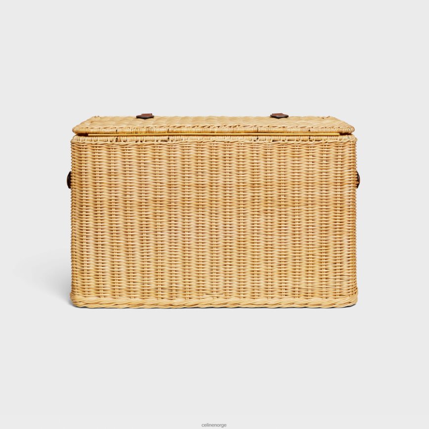 CELINE unisex hundelekeboks i rotting og kalveskinn tan tilbehør TZLR6J1773