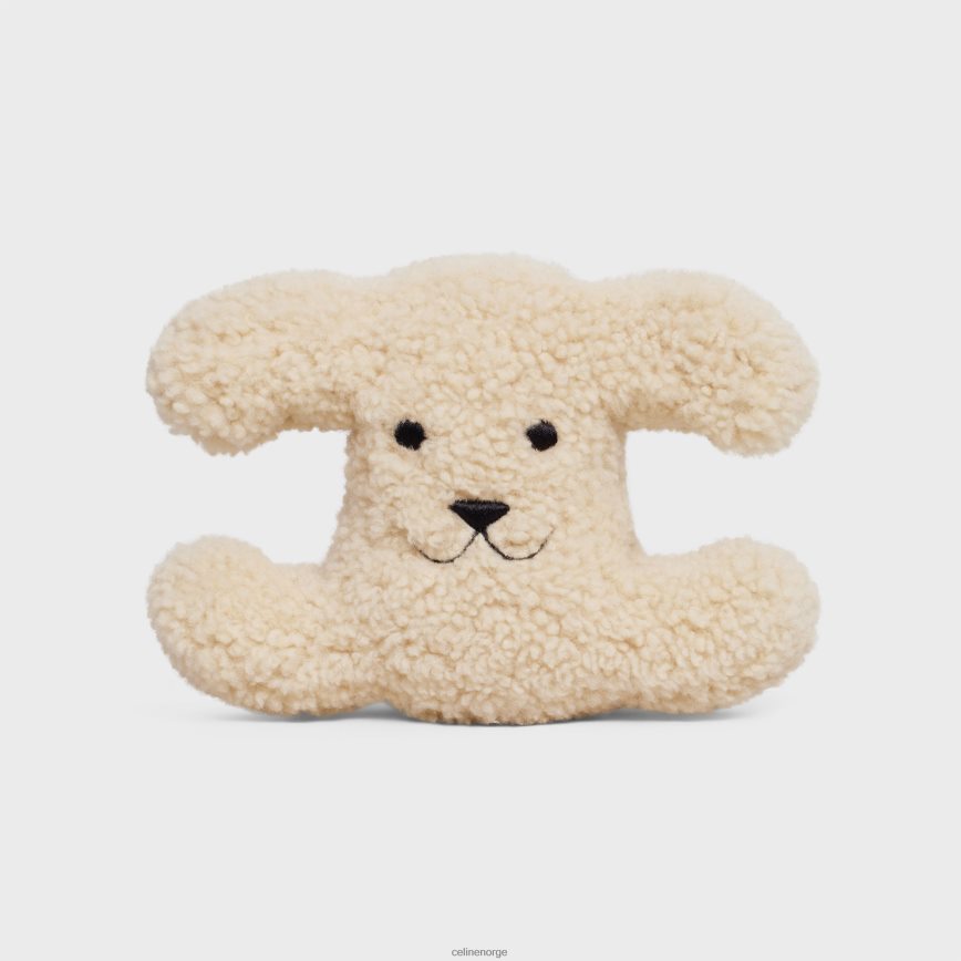 CELINE unisex triomphe kosedyr i shearling beige tilbehør TZLR6J1705