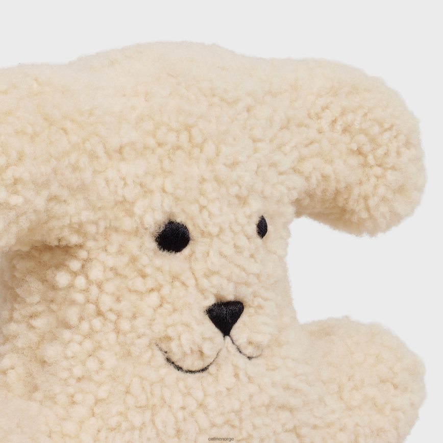 CELINE unisex triomphe kosedyr i shearling beige tilbehør TZLR6J1705